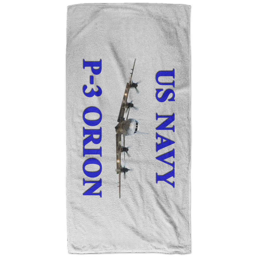 US Navy P-3 1 Bath Towel - 32x64