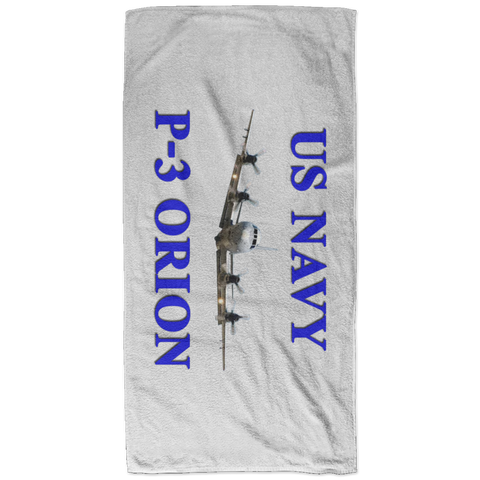 US Navy P-3 1 Bath Towel - 32x64