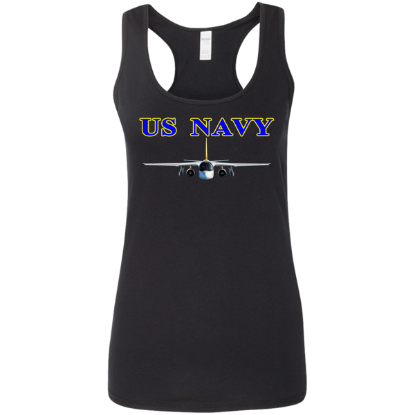 US Navy S-3 2 Ladies' Softstyle Racerback Tank