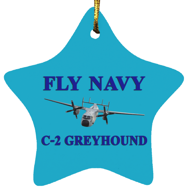 Fly Navy C-2 1 Ornament - Star