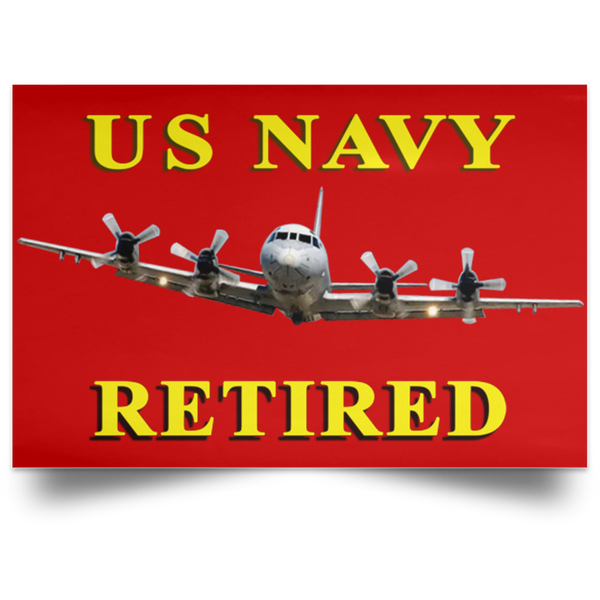 Navy Retired 1 Poster – Landscape