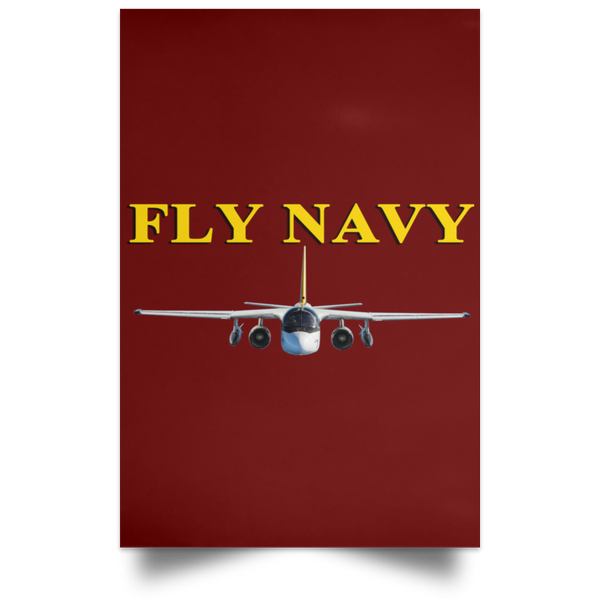 Fly Navy S-3 4 Poster - Portrait