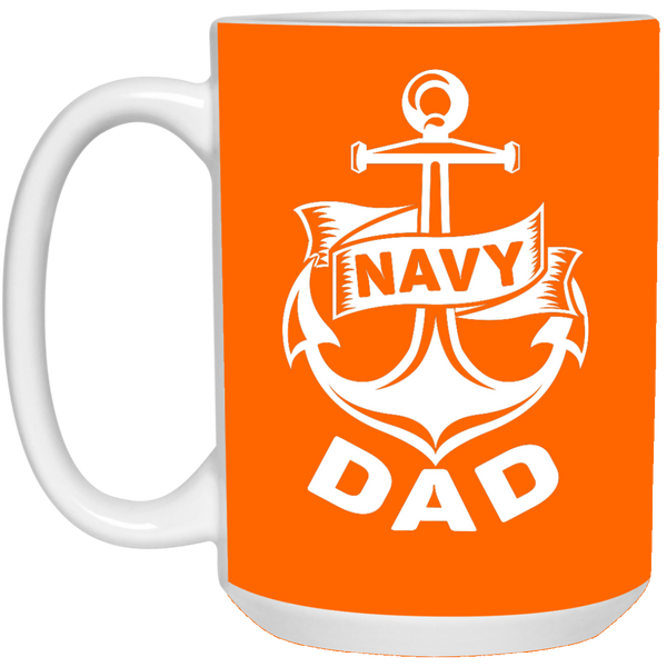 Navy Dad 1 Mug - 15oz