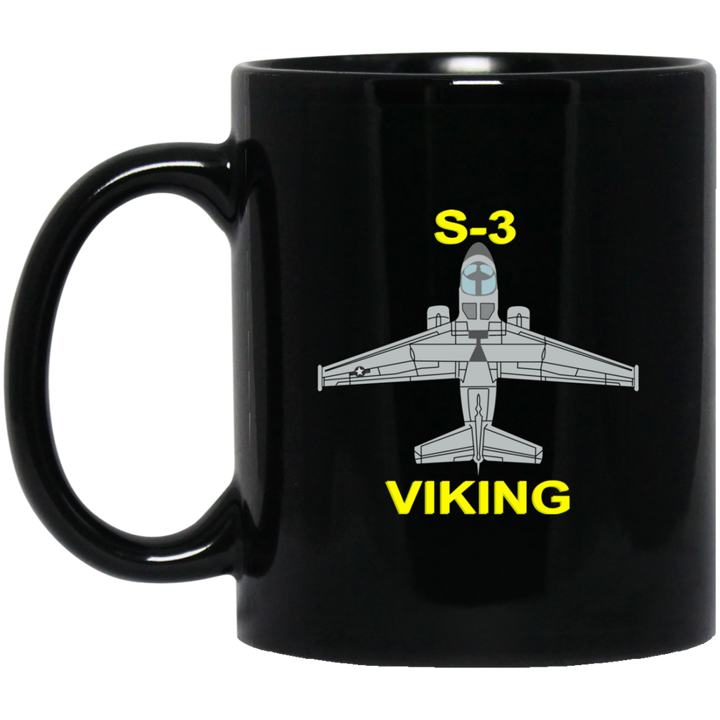 S-3 Viking 11 Black Mug - 11oz