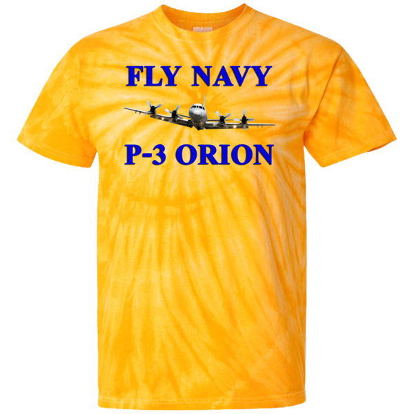 Fly Navy P-3 1 Cotton Tie Dye T-Shirt