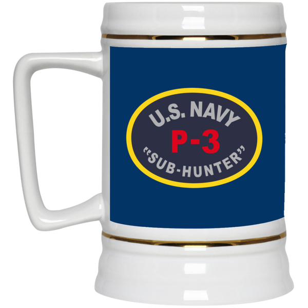 P-3 Sub Hunter Beer Stein - 22oz