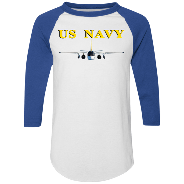 US Navy S-3 4 Colorblock Raglan Jersey