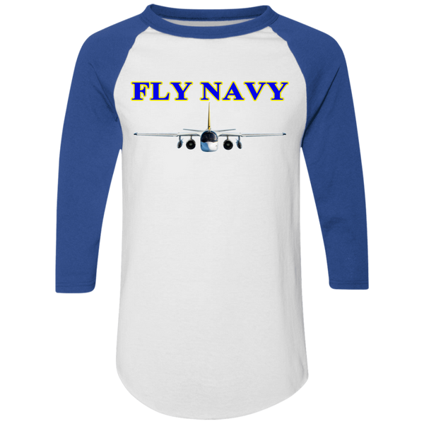 Fly Navy S-3 2 Colorblock Raglan Jersey