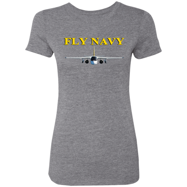 Fly Navy S-3 4 Ladies' Triblend T-Shirt