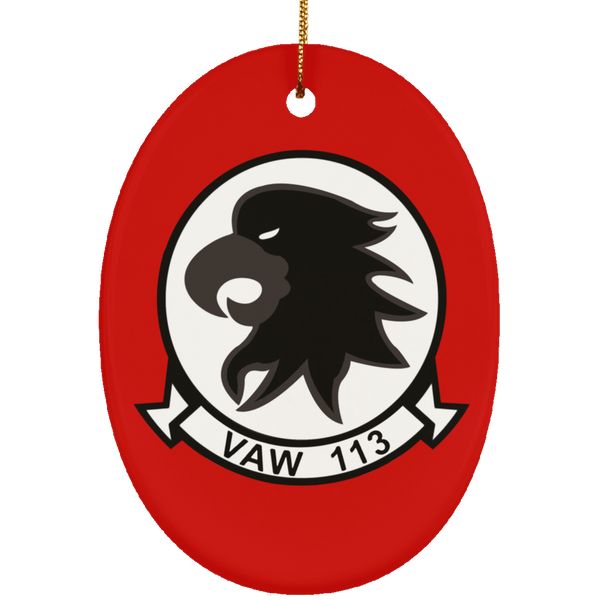 VAW 113 1 Ornament Ceramic - Oval