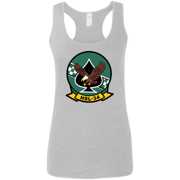 HSL 34 1 Ladies' Softstyle Racerback Tank