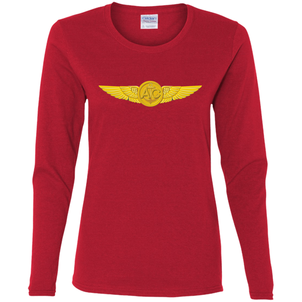 Aircrew 1 Ladies' Cotton LS T-Shirt