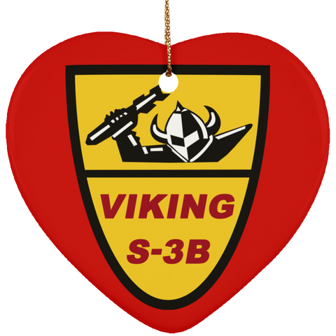 S-3 Viking 1 Ornament - Heart