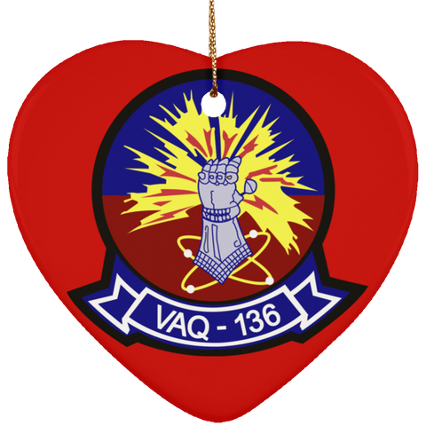 VAQ 136 3 Ornament Ceramic - Heart