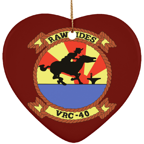 VRC 40 1 Ornament Ceramic - Heart