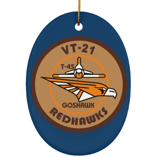 VT 21 9 Ornament Ceramic - Oval