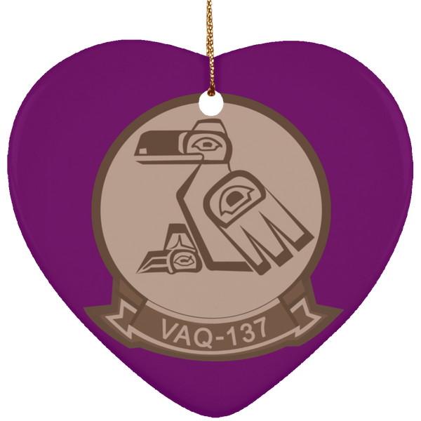 VAQ 137 2 Ornament Ceramic - Heart