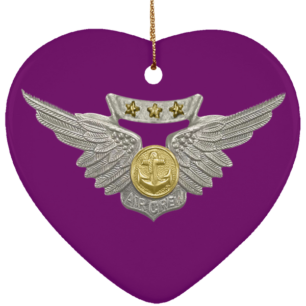 Combat Air 1 Ornament - Heart