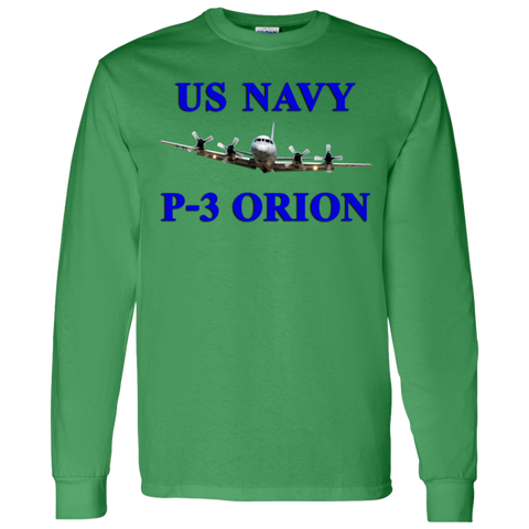 US Navy P-3 1 LS Ultra Cotton T-Shirt