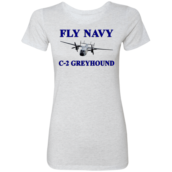 Fly Navy C-2 1 Ladies' Triblend T-Shirt