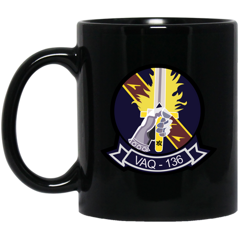 VAQ 136 1 Black Mug - 11oz