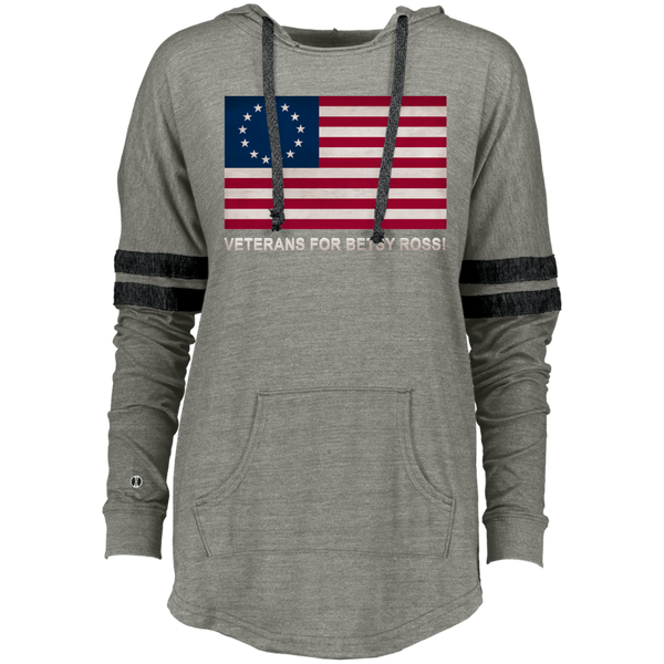 Betsy Ross Vets 2 Ladies' Hooded Low Key Pullover