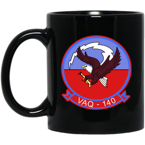 VAQ 140 2 Black Mug - 11oz