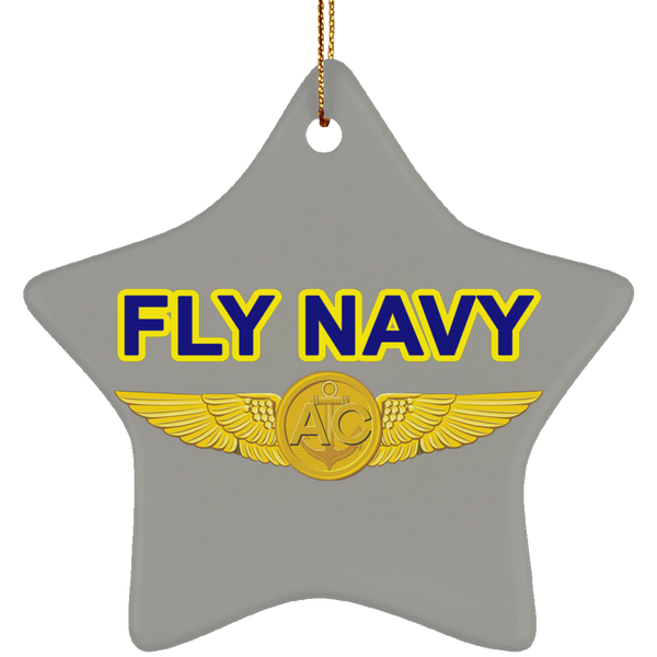 Fly Navy Aircrew Ornament - Star