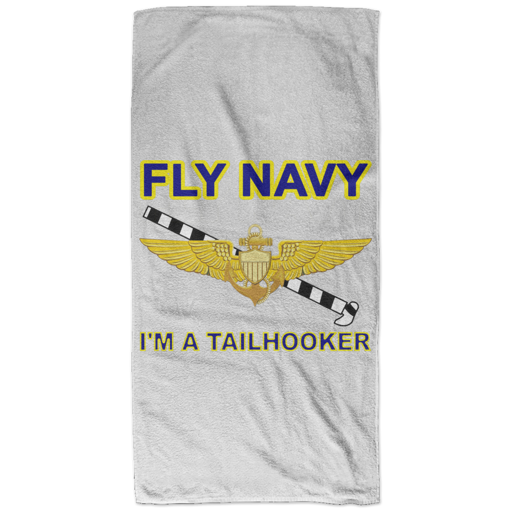 Fly Navy Tailhooker Bath Towel - 32x64