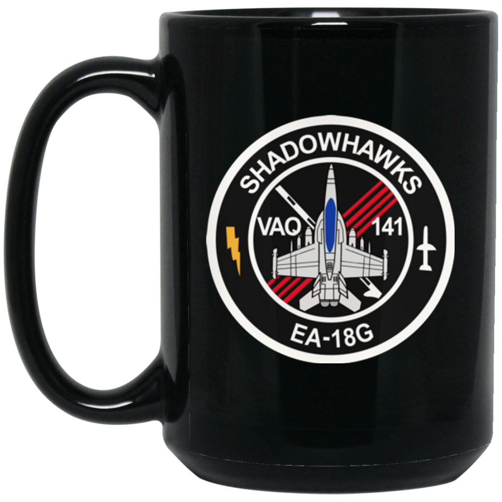 VAQ 141 6 Black Mug - 15oz