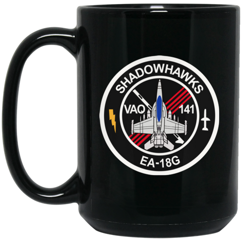 VAQ 141 6 Black Mug - 15oz