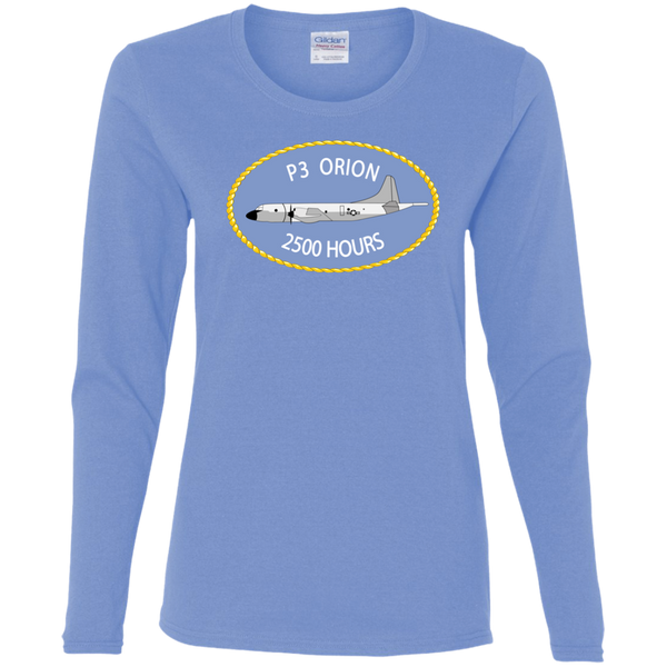 P-3 Orion 9 2500 Ladies' Cotton LS T-Shirt