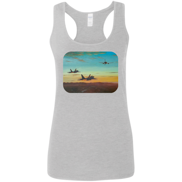 Time To Refuel 2 Ladies' Softstyle Racerback Tank