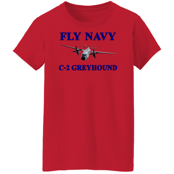 Fly Navy C-2 1 Ladies' Cotton T-Shirt