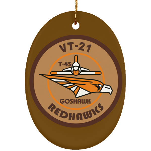 VT 21 9 Ornament Ceramic - Oval