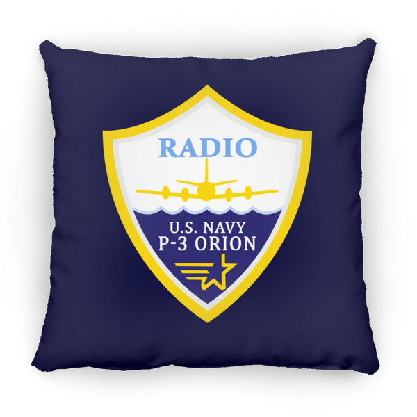 P-3 Orion 3 Radio Pillow - Square - 14x14