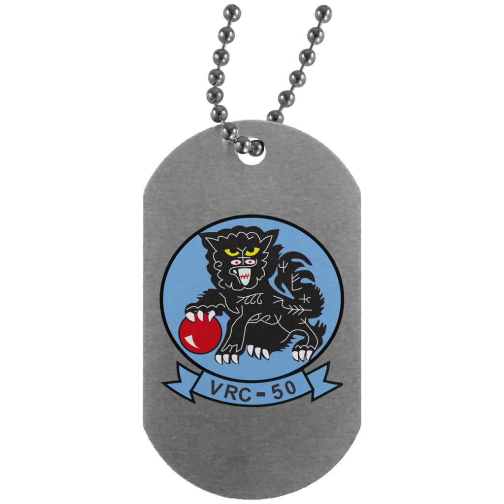 VRC 50 1 Dog Tag - Silver