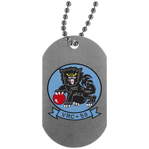 VRC 50 1 Dog Tag - Silver