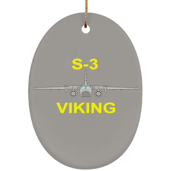 S-3 Viking 10 Ornament - Oval