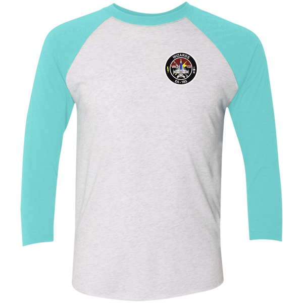 VAQ 133 6c Baseball Raglan T-Shirt