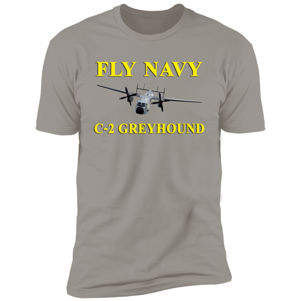 Fly Navy C-2 3 Premium Short Sleeve T-Shirt