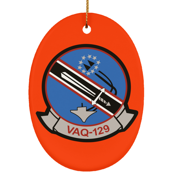 VAQ 129 3 Ornament - Oval