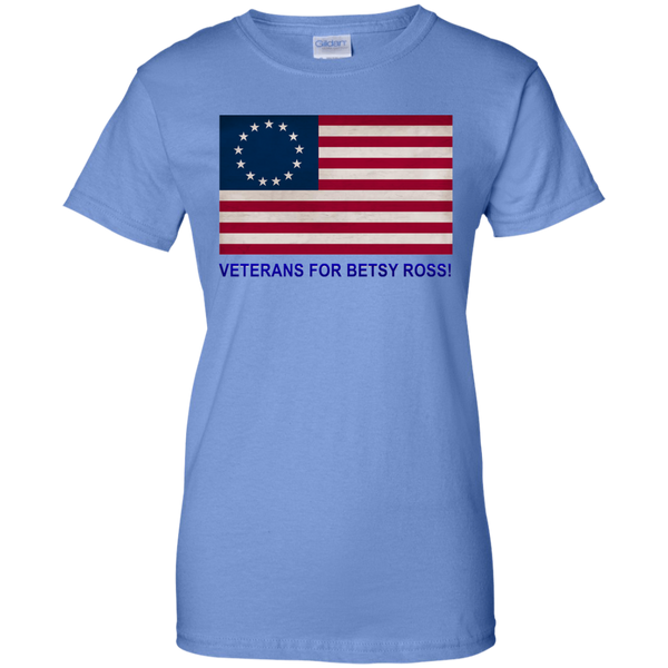 Betsy Ross Vets 1 Ladies' Cotton T-Shirt