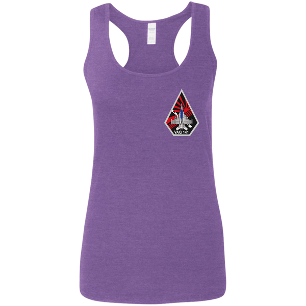 VAQ 141 7c Ladies' Softstyle Racerback Tank