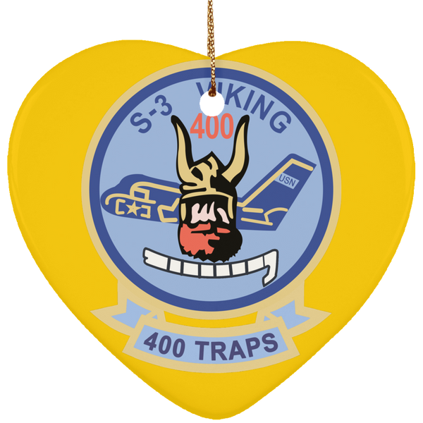 S-3 Viking 6 Ornament - Heart