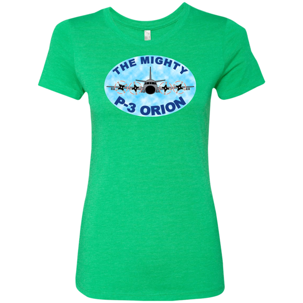 P-3 Orion 7 Mighty P-3 Ladies' Triblend T-Shirt