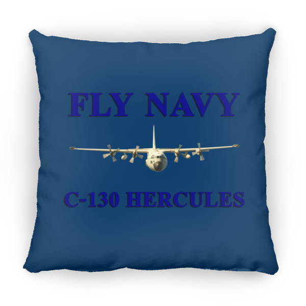 Fly Navy C-130 1 Pillow - Square - 16x16