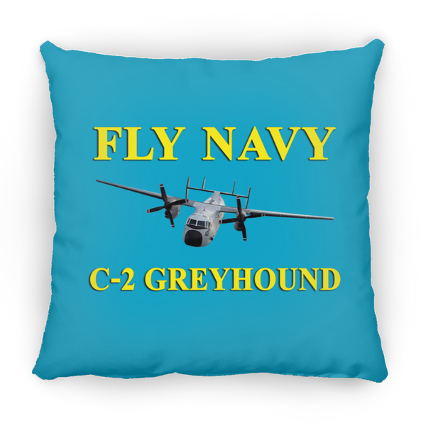 Fly Navy C-2 3 Pillow - Square - 16x16