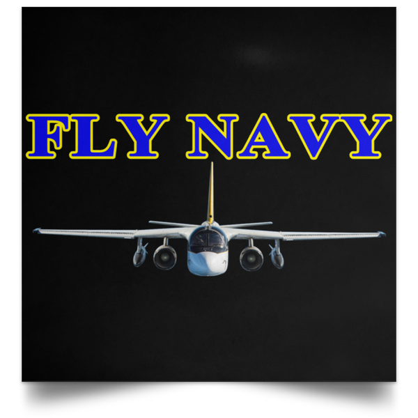 Fly Navy S-3 2 Poster - Square