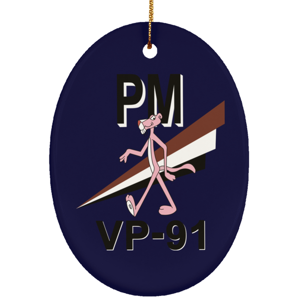 VP 91 3 Ornament Ceramic - Oval